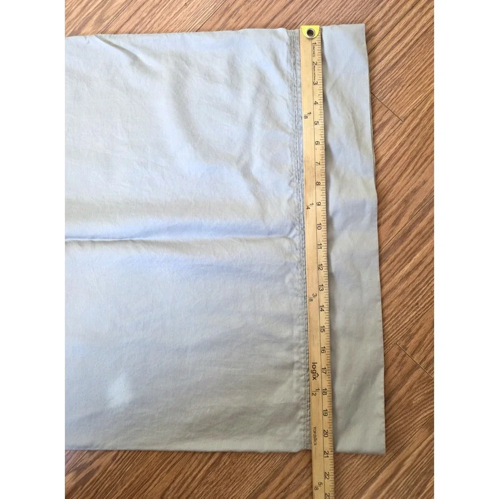 Sleep Number Pillowcases King Size (2) Gray Color Sateen Cotton Lyocell Soft EUC